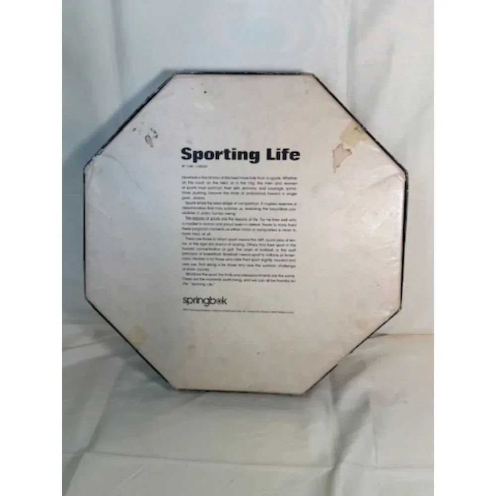 Vintage 1973 Springbok Puzzle Sporting Life 500 pieces by Carl Cassler COMPLETE
